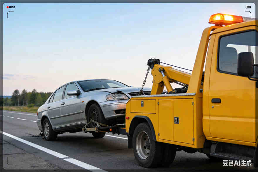 张店区拖车救援电话【案例】